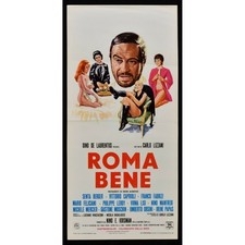locandina ROMA BENE carlo lizzani Senta Berger nino manfredi lisi leroy papa B13