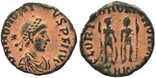 Antico Impero Romano Follis