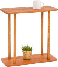 Tavolino stretto in legno