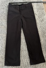 Pantaloni larghi PRADA donna neri Y2K taglia 44 US 8 34x31