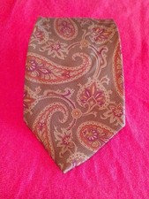 BURBERRYS' MADE IN ENGLAND VINTAGE PURE SILK CRAVATTA TIE KRAWATTE ネクタイ(nekutai)