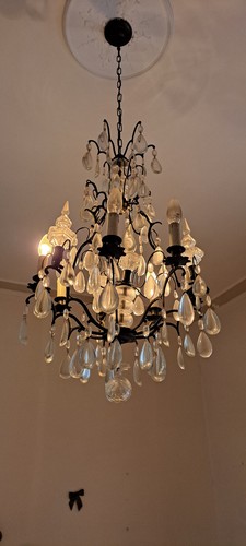 Lampadario ferro gocce - gocce, di