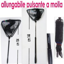 guadino trota allungabile apertura a molla scatto pesca fiume lago mare barca 