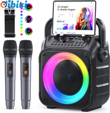 Karaoke con microfono - con,