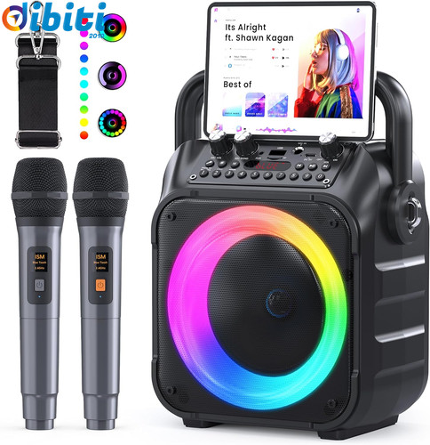 Karaoke con microfono - con,
