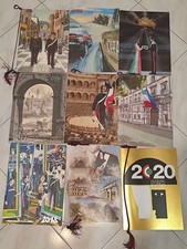 Lotto 9 calendari storici Arma