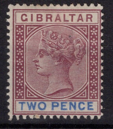 Gibilterra 1898 regina - gibilterra,