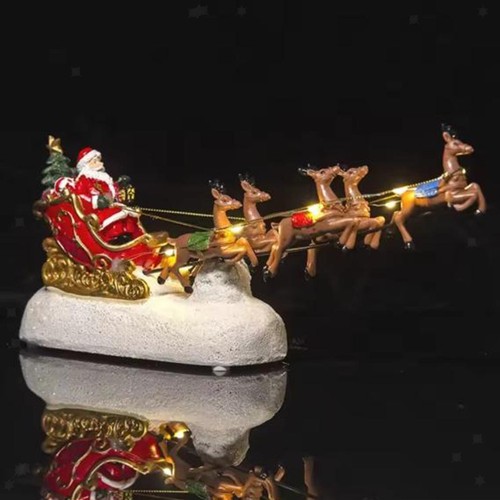 Slitta babbo natale con 8 - natale,