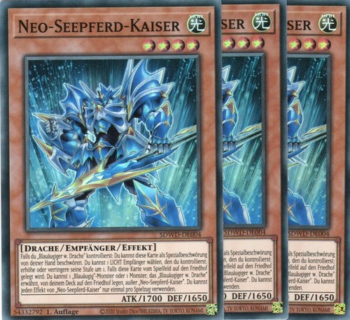 Yugioh neo cavalluccio - yugioh, 3x