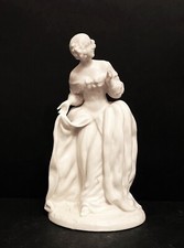 ROYAL DUX ANNI 30 STATUINA DI DAMA 700 IN PORCELLANA BIANCA - PERFETTA