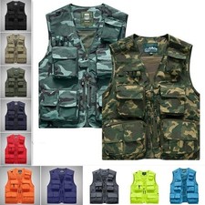 Gilet uomo cargo multitasche