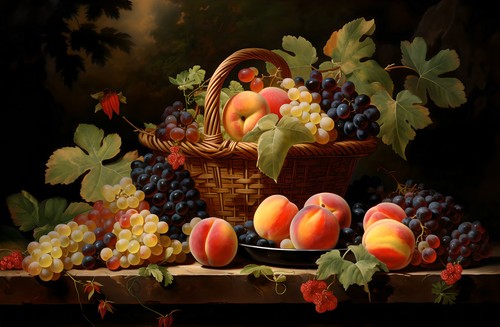 Natura morta classica frutta