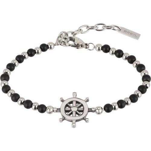 Bracciale uomo breil black - uomo,