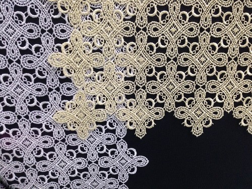 Tessuto macrame pizzo altezza - tessuto,