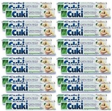 24 PEZZI CUKI CARTA FRIGO MT 16 PER ALIMENTI SPECIALE FORMAGGI