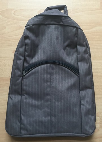 Zaino grigio strisce ago - grigio,