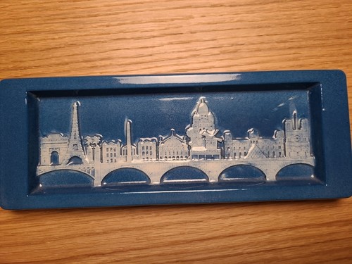 Souvenir parigi piatto - souvenir,