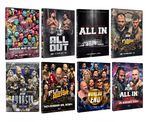 Aew dvd originali - aew,