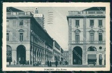 Torino Città Via Roma cartolina MZ6014