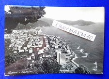 ? CARTOLINA FOTO CHIAVARI PANORAMA VEDUTA AEREA CASE MARE 1955 BELLA ?