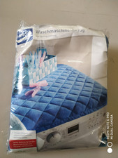 2 x Meradiso Coprilavatrice Blu 60 x 60 cm con Elastico di Tensione Fodera