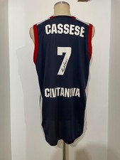 Maglia Shirt VIRTUS BASKET CIVITANOVA 2017/18 CASSESE Pallacanestro Autografata