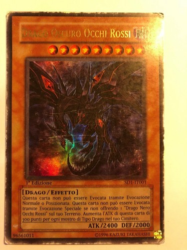 Drago oscuro occhi rossi - oscuro,