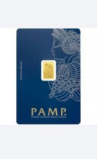 Lingotto oro Pamp Fortuna 1 grammo oro puro 999,9 blister 24kt ZECCA Svizzera 