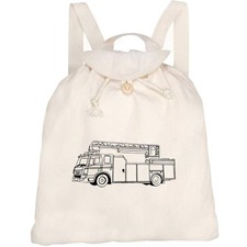 Zaino/zaino in tela 'Fire