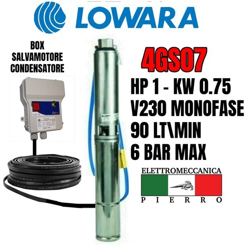 Pompa sommersa pozzi lowara - pompa,