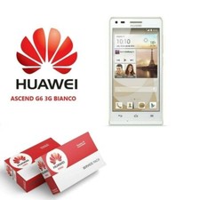 DISPLAY LCD ORIGINALE+BATTERIA HUAWEI ASCEND G6 3G BIANCO SERVICE PACK