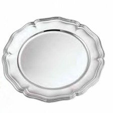 Sottopiatto argentato argento