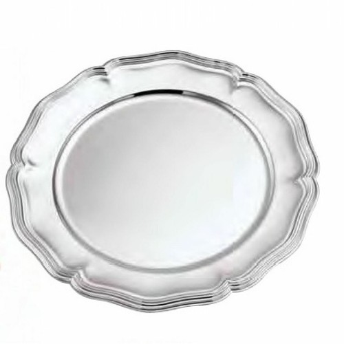 Sottopiatto argentato argento