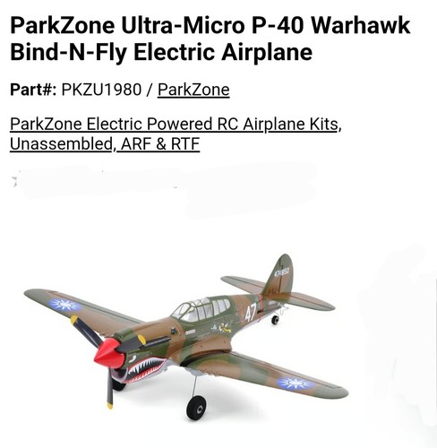 Nuovo aereo elettrico parkzone - aereo,