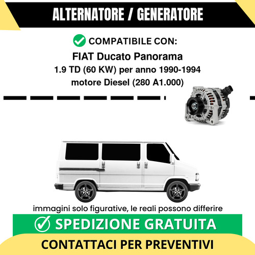 Alternatore fiat ducato - alternatore,