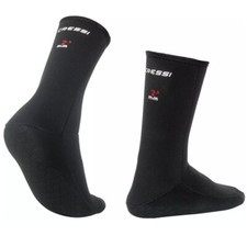 Calzari Cressi Orata 2,5mm Neoprene Metallite Sub Apnea Pesca Subacquea Nero