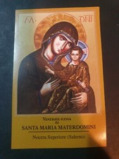 Santino Holy Card Santa Maria
