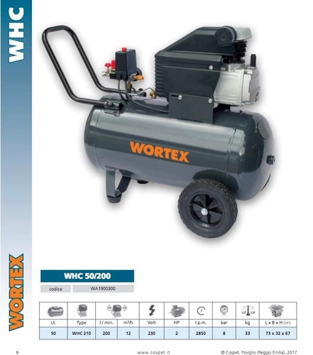 Compressore wortex litri - compressore,