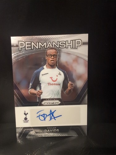 Edgar davids auto panini - auto, prizm
