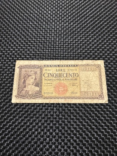 Italy 500 lire 1947 - italy-,