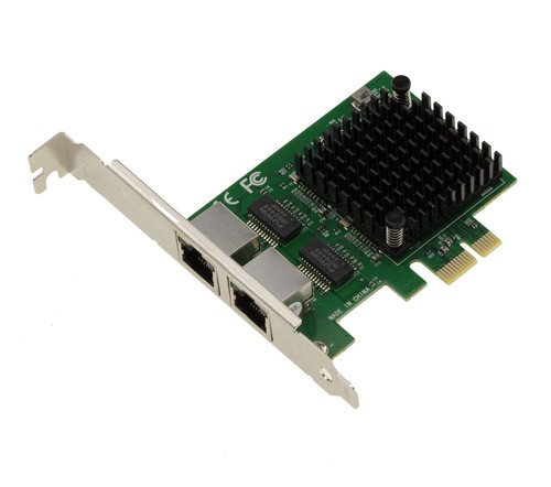 Scheda pcie rete x2 - pcie, lan