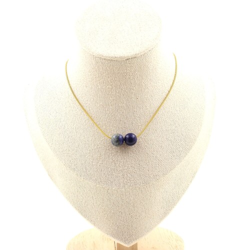 Collana perle lapislazzuli 8 - lapislazzuli,