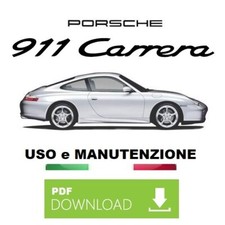 PORSCHE 911 Carrera 996 (2001-2005) Manuale uso manutenzione Libretto istruzioni