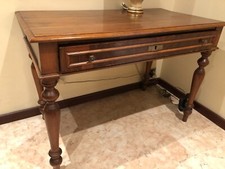 Tavolo Scrittoio Scrivania Antica Con Sedia 