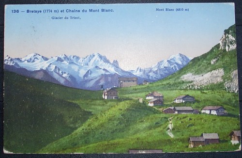 1928 bretaye mont blanc - bretaye,