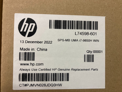 Nuova scheda madre - madre, hp