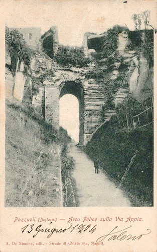 Ee184 cartolina pozzuoli - ee184, pozzuoli,arco