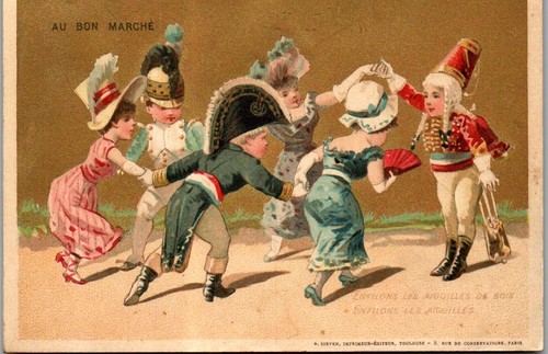 Chromos bon marche voir - au,