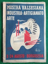 Valsesia Mostra valsesiana industria artigianato arte Borgosesia 1947