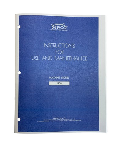 Manuale per alesaggio linea
